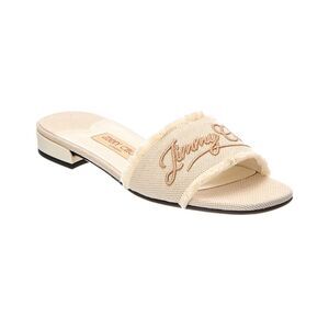 Jimmy Choo Joa Canvas Sandal, Beige